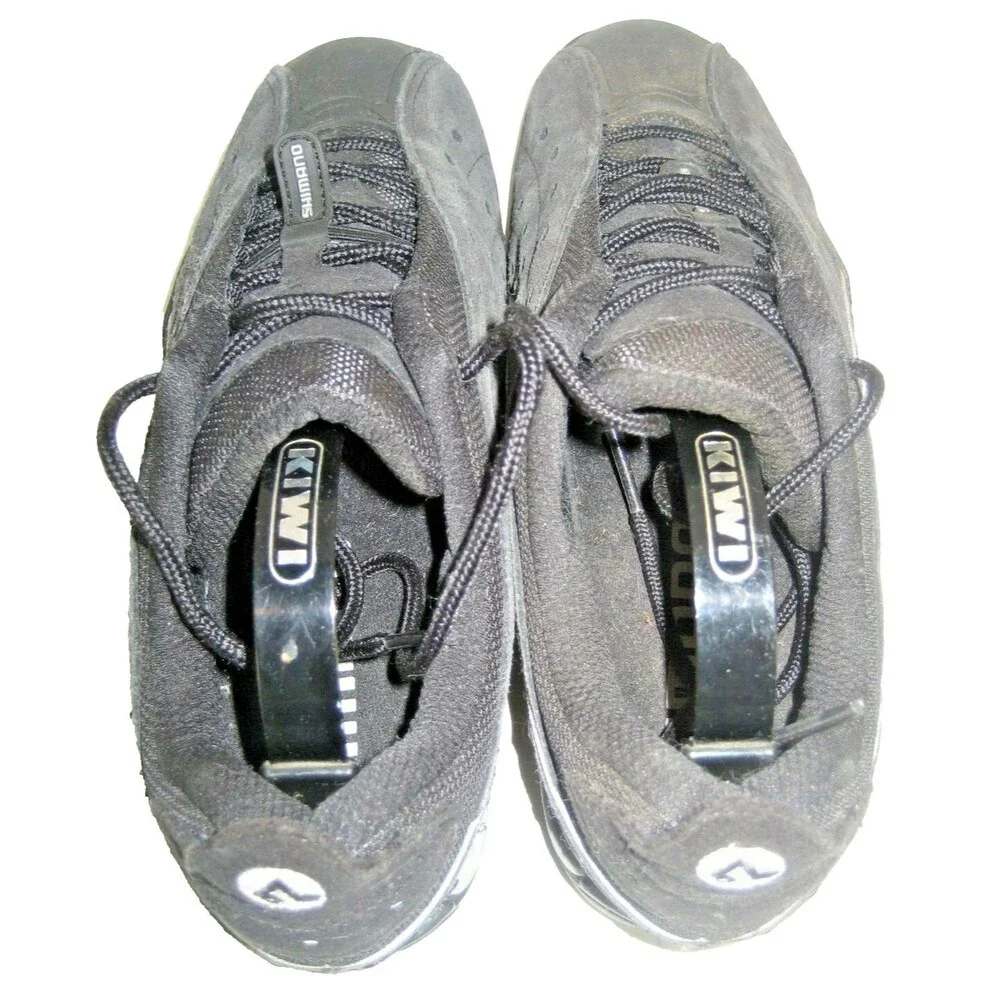 Mens Shimano SPD Black Cycling Biking Shoes w SM-SH51 Shimano Cleats sz 7